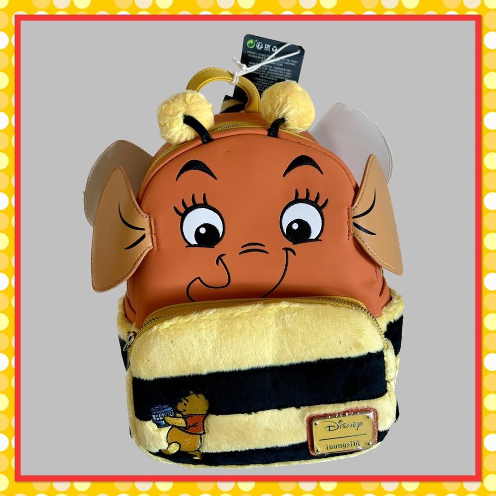 Disney Loungefly Winnie the Pooh Heffabee Heffalump Backpack Exclusive NWT